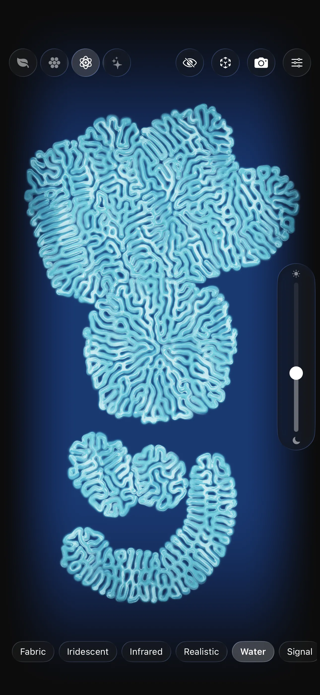 Gray-Scott in water mode